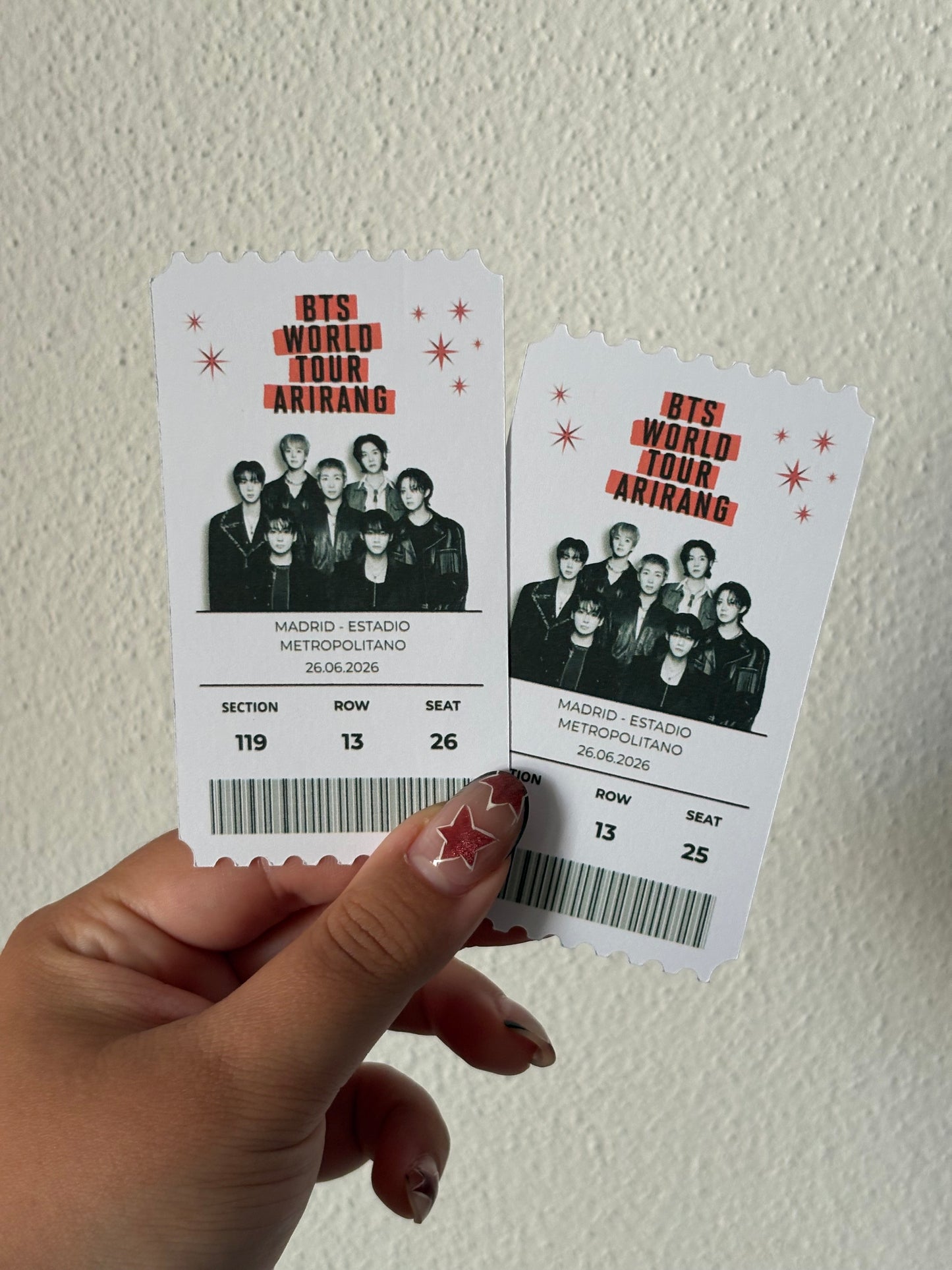 Mini ticket - BTS world tour