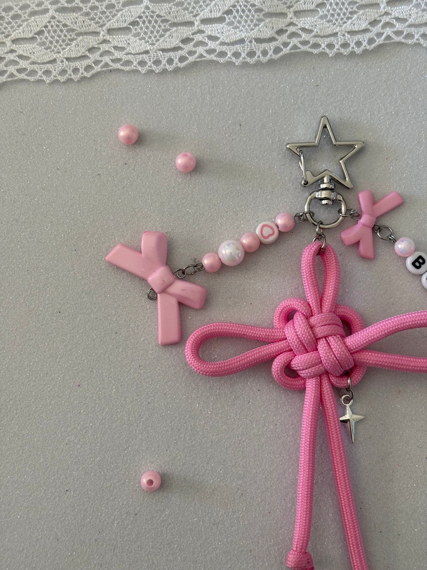Portachiavi Norigae - Pink Bangtan