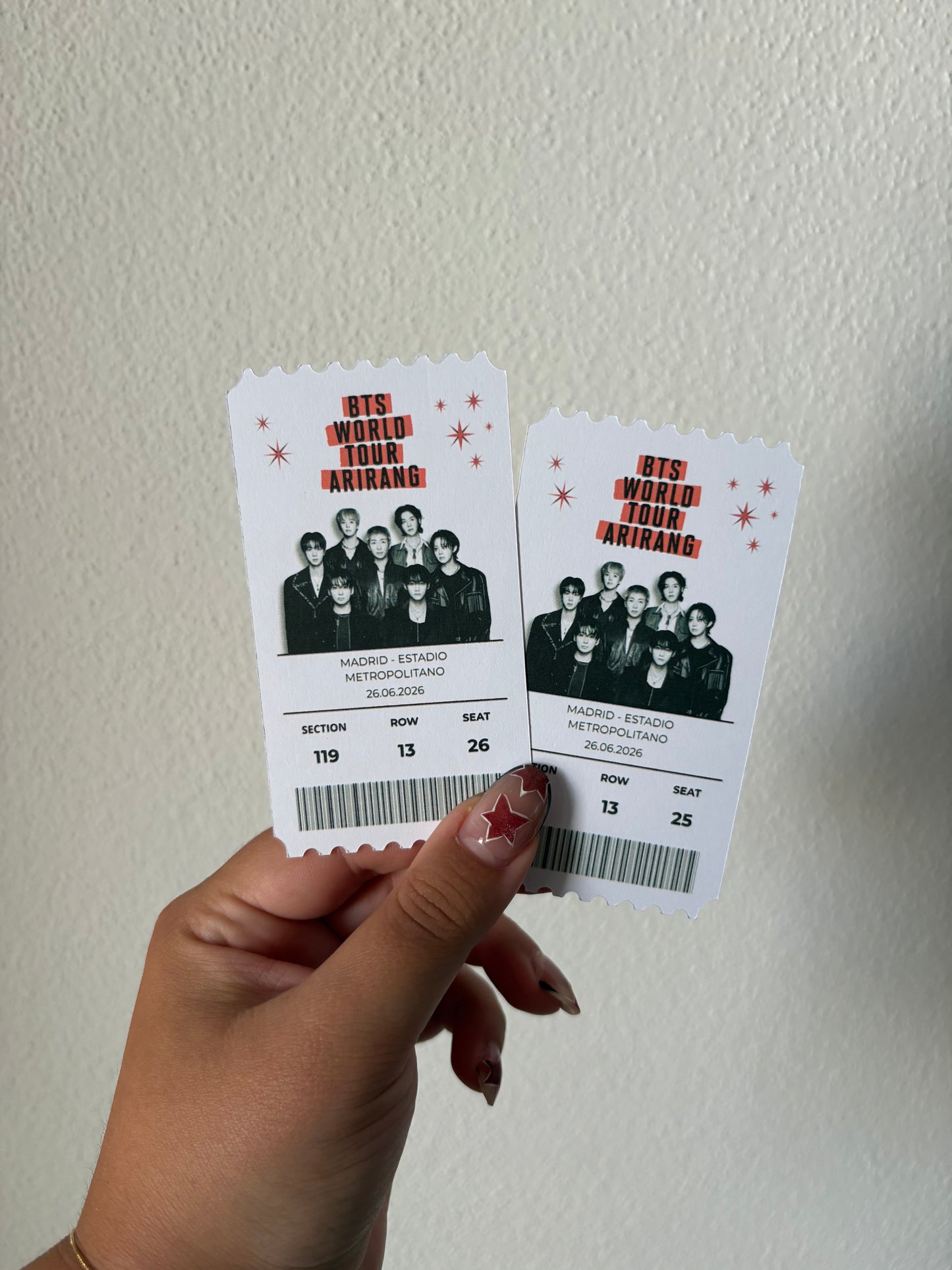 Mini ticket - BTS world tour