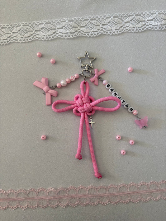Portachiavi Norigae - Pink Bangtan