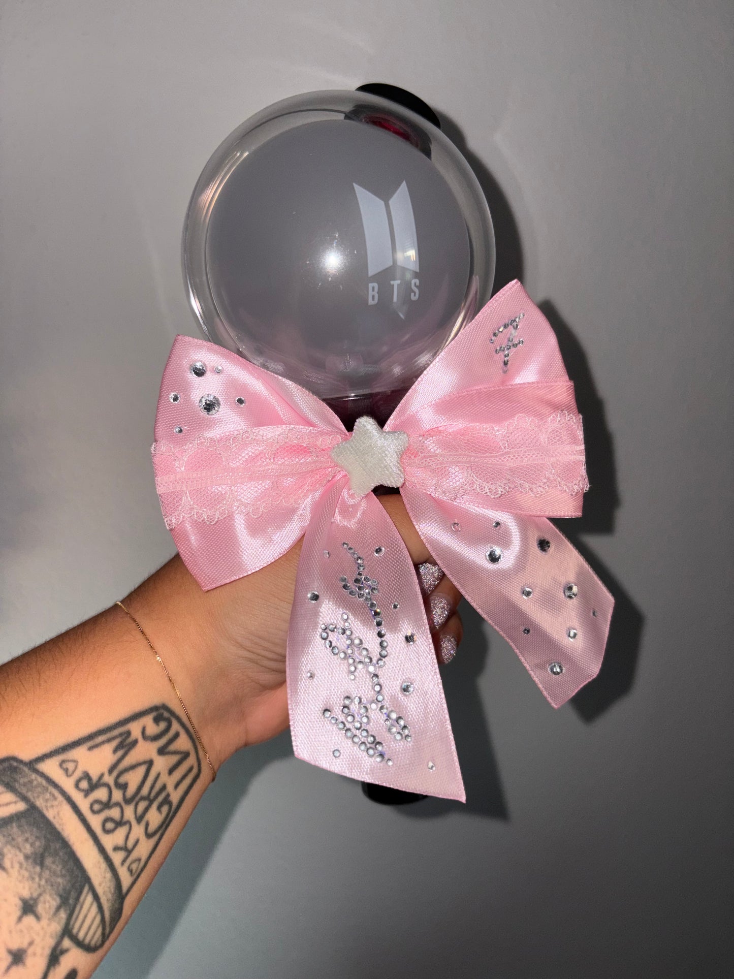 Set custom army bomb - Pink BTS
