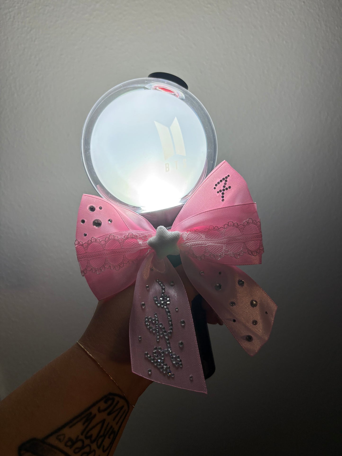 Set custom army bomb - Pink BTS